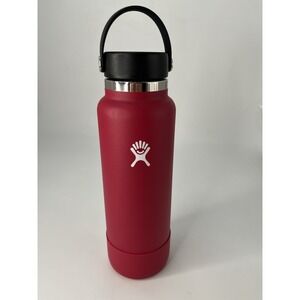 Hydro Flask 40 oz Standard Mouth w/ Flex Cap Berry Red Used